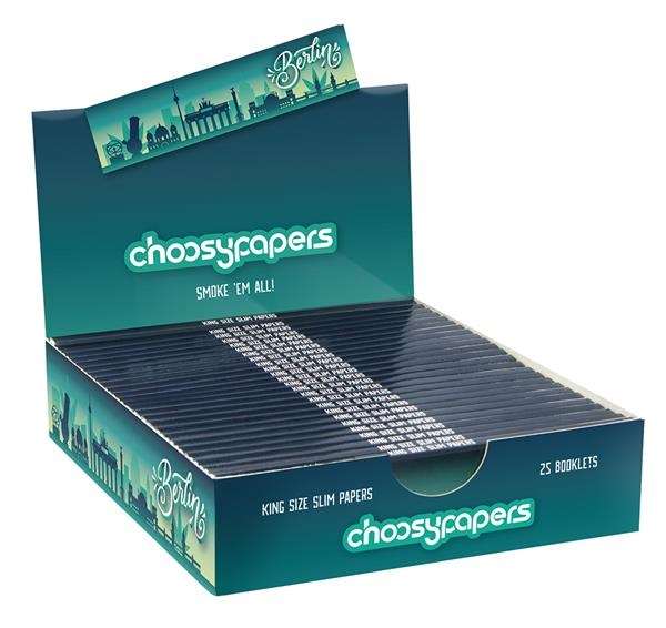 Choosypapers King Size Slim Zigarettenpapier Berlin Skyline